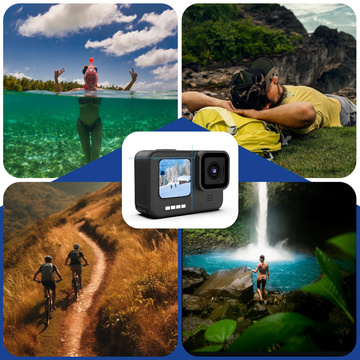 Glas für die Kamera und Bildschirme x5 3mk Hybrid Glass für GoPro Hero 9