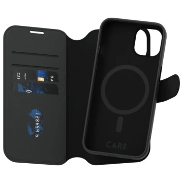 Etui do iPhone 14/13 CARE by PanzerGlass Tango Wallet 2w1 6,1" Czarny