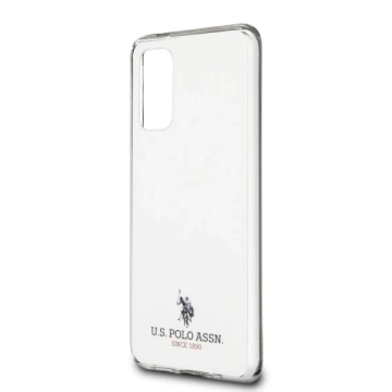 US Polo Glänzende Handyhülle für Samsung Galaxy S20 Plus weiß/weiß