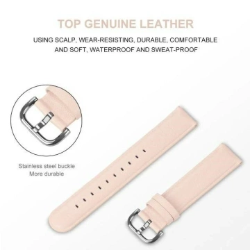 Pasek do Smartwatcha Beline pasek Watch uniwersalny do 20mm Elegance różowy/pink