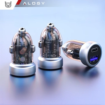 Alogy Kfz-Ladegerät mit Schnellladefunktion (QC3.0 PowerDelivery PD), 33 W, USB-C