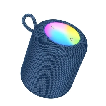 HOCO HC30 Bluetooth-Lautsprecher 5 W RGB LED Blau Tragbar