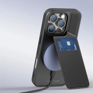 iPhone 16 Pro Dux Ducis Rafi II Mag MagSafe Hülle mit RFID Schwarz