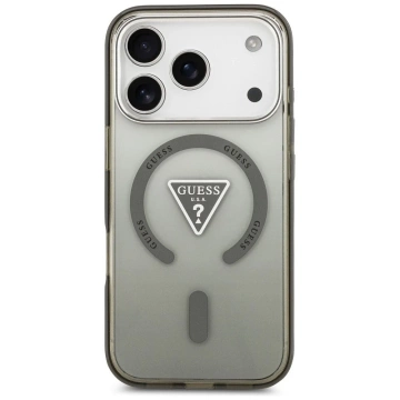 Etui Guess Gradient Triangle Logo MagSafe na iPhone 17 Pro Max - Khaki