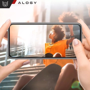 Szkło hartowane Prywatyzujące do Apple iPhone 16 Pro matowa ochrona na ekran Alogy Privacy Glass