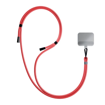 Uniwersalna smyczka do smartfona 3mk EasyClip Red (black)