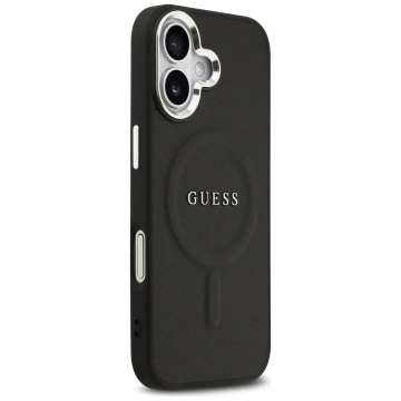 Etui Guess Classic Logo MagSafe na iPhone 17 - Czarny