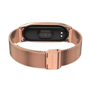 MilaneseBand Armband für Xiaomi Mi Smart Band 5/6/6 NFC Roségold