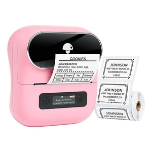 Phomemo M220 Tragbarer Etikettendrucker Bluetooth USB Rosa