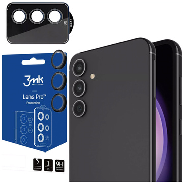 Szkło do Samsung Galaxy S24 osłona na aparat obiektyw 3mk Lens Protection Pro Black nakładka ochronna