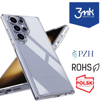 Hülle für Samsung Galaxy S24 Ultra 3mk Armor Case Klares Gehäuse gepanzerte Rückseite transparent