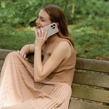UNIQ Hülle Coehl Terrazzo iPhone 14 Pro Max 6.7" Rosa/Korallenrosa