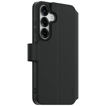 CARE Case für Samsung Galaxy S25 Schwarz von PanzerGlass Wallet Kickstand