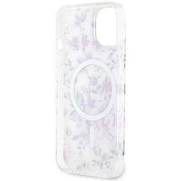 Etui Guess GUHMP14SHCFWST do iPhone 14 6.1" hardcase Flower MagSafe