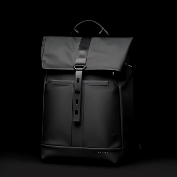 Bange Wasserdichter Rucksack für Laptops bis 15,6 Zoll, 43 x 30 x 18 cm, ideal für Stadt, Reisen, Arbeit und Flugreisen, für Damen und Herren, Schwarz