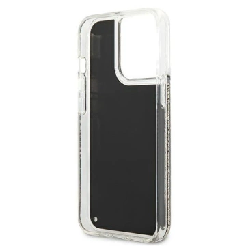 Etui ochronne na telefon Karl Lagerfeld KLHCP13LLGGKBK do Apple iPhone 13 Pro / 13 6,1" czarny/black hardcase Liquid Glitter Gatsby