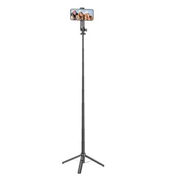 Selfie stick HOCO K21 z pilotem Bluetooth i statywem 1,37 m
