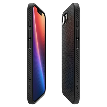 Etui do iPhone 16e Spigen Liquid Air Mag MagSafe Matte Black