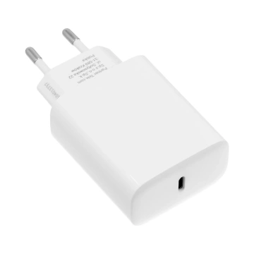 Szybka Ładowarka Forcell 25W PD QC 4.0 USB-C + kabel USB C do USB C biała