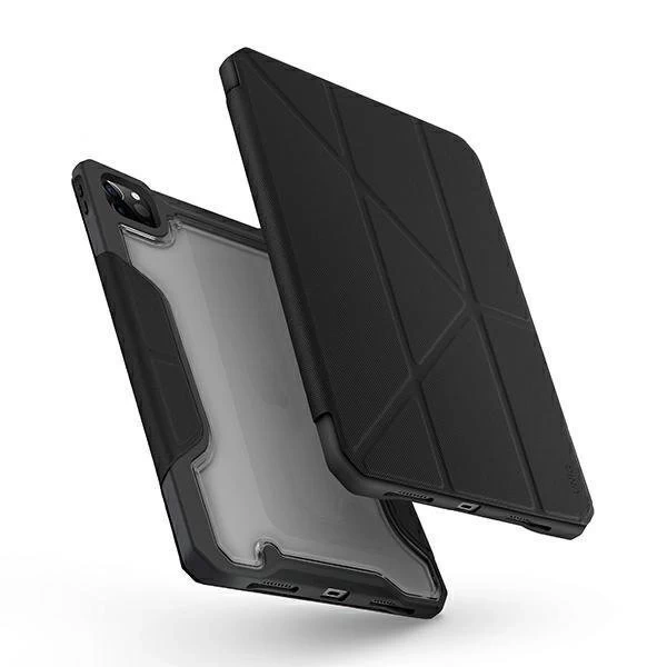 UNIQ Hülle Trexa iPad Pro 11 "2021/2020 Antimikrobiell schwarz / schwarz