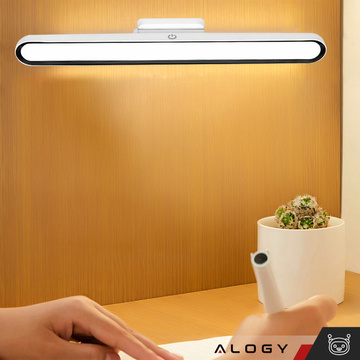 Lampka Lampa listwa LED podszafkowa magnetyczna Alogy Magnetic LED Light oświetlenie meblowe na magnes na ścianę do szafy kuchni pokoju Biała