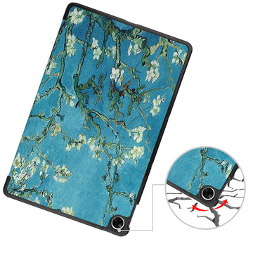 Alogie-Buchcover für Realme Pad Blooming Almond (van Gogh)