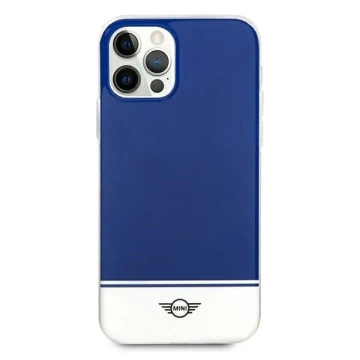 Stripe Collection Hardcase-Handyhülle für iPhone 12 Pro Max, Marineblau/Marineblau