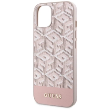 Etui Guess GUHMP14SHGCFSEP do iPhone 14 6,1" hard case GCube Stripes MagSafe