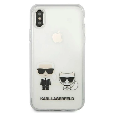 Etui Karl Lagerfeld KLHCI65CKTR do iPhone Xs Max hardcase Karl & Choupette