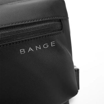 Bange wasserdichter Rucksack für 15,6-Zoll-Laptop, Stadtreisender, 45 x 30 x 16 cm, für Arbeit, Flugzeug, Herren, Damen, mit USB-Anschluss Schwarz