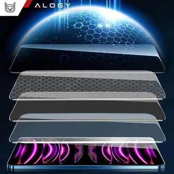 Gehärtetes Glas für Lenovo Tab P11 Pro 2 Gen 11.2 TB132 2Gen TB-132FU TB-132XU Alogy Displayschutzfolie Pro 9H