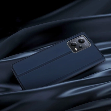 Dux Ducis Skin Pro Hülle für Xiaomi Redmi Note 12 Pro / Poco X5 Pro 5G Cover Flip Card Wallet Stand Blau