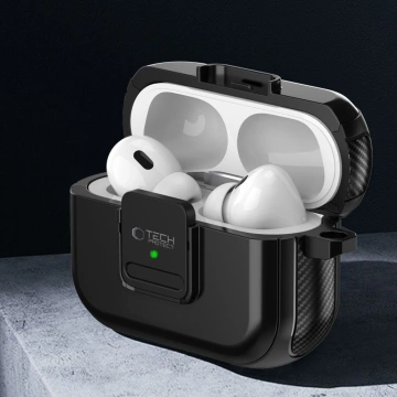 Defender Hook MagSafe Schutzhülle für Kopfhörer für Apple Airpods Pro 1/2 Schwarz