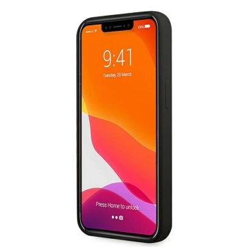 Hülle für Ferrari iPhone 13 mini 5.4" schwarz/schwarz Hardcase Silikon
