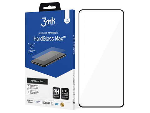 Szkło hartowane 3mk HardGlass Max Finger Print do Samsung Galaxy S21 FE Black