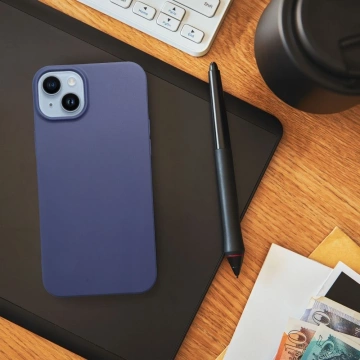 Etui obudowa ochronna Futerał MATT do iPhone 15 Plus niebieski