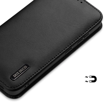Dux Ducis Hivo Samsung Galaxy S25 Edge Hülle mit RFID-Schutz Flip
