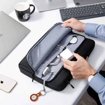 Bange wasserdichter Rucksack für 15,6-Zoll-Laptop, Stadtreisender, 45 x 30 x 16 cm, für Arbeit, Flugzeug, Herren, Damen, mit USB-Anschluss Schwarz