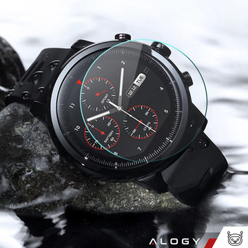 2x Szkło Hartowane do Samsung Galaxy Watch 6 Classic 47mm ochronne na smartwatch Alogy Screen Protector Watch+
