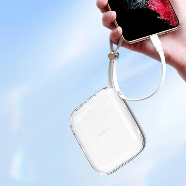 Powerbank Joyroom JR-L005 10000mAh Lightning USB-A Weiß mit Kabel