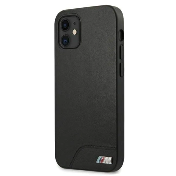 Etui na telefon BMW BMHCP12SMHOLBK do Apple iPhone 12 Mini 5,4" czarny/black hardcase M Collection Smooth PU