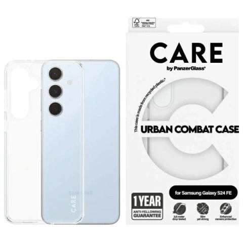 Etui do Samsung Galaxy S24 FE CARE by PanzerGlass Urban Combat Case Czarny