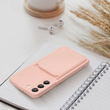 CARD CASE Hülle für Samsung Galaxy A25 5G rosa