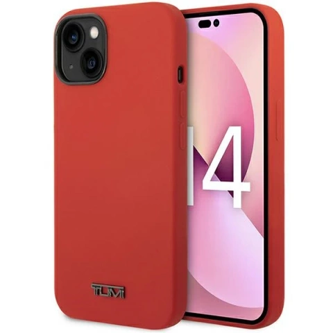 Etui na telefon Tumi Liquid Silicone hardcase do iPhone 14 Plus czerwony/red