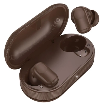 HOCO TWS EQ19 Kabellose Bluetooth-Kopfhörer, Ladehülle, Braun