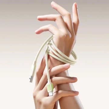 Kabel Joyroom S-A53 3A USB-A – Lightning 1,2m Beżowy Fluorescencyjny