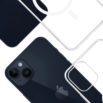 Schutzhülle für Apple iPhone 14 3mk Clear MagCase