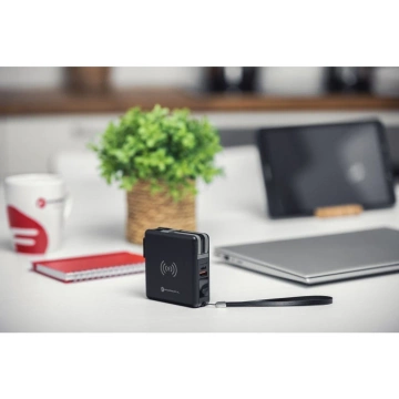 Ładowarka podróżna POWERBANK Forcell 5w1 10000mAh PD QC Wireless 