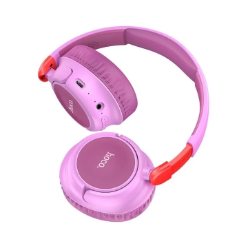 HOCO W43 Kabellose Bluetooth On-Ear-Kopfhörer Lila Pink