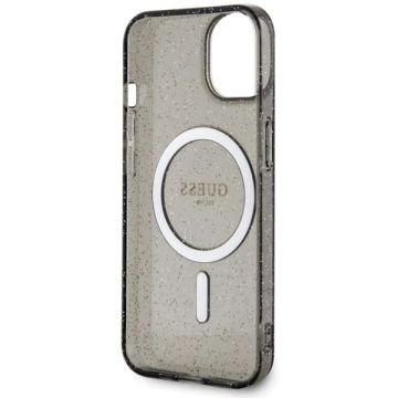 Etui Guess GUHMP14MHCMCGK do iPhone 14 Plus 6.7" hardcase Glitter Gold MagSafe